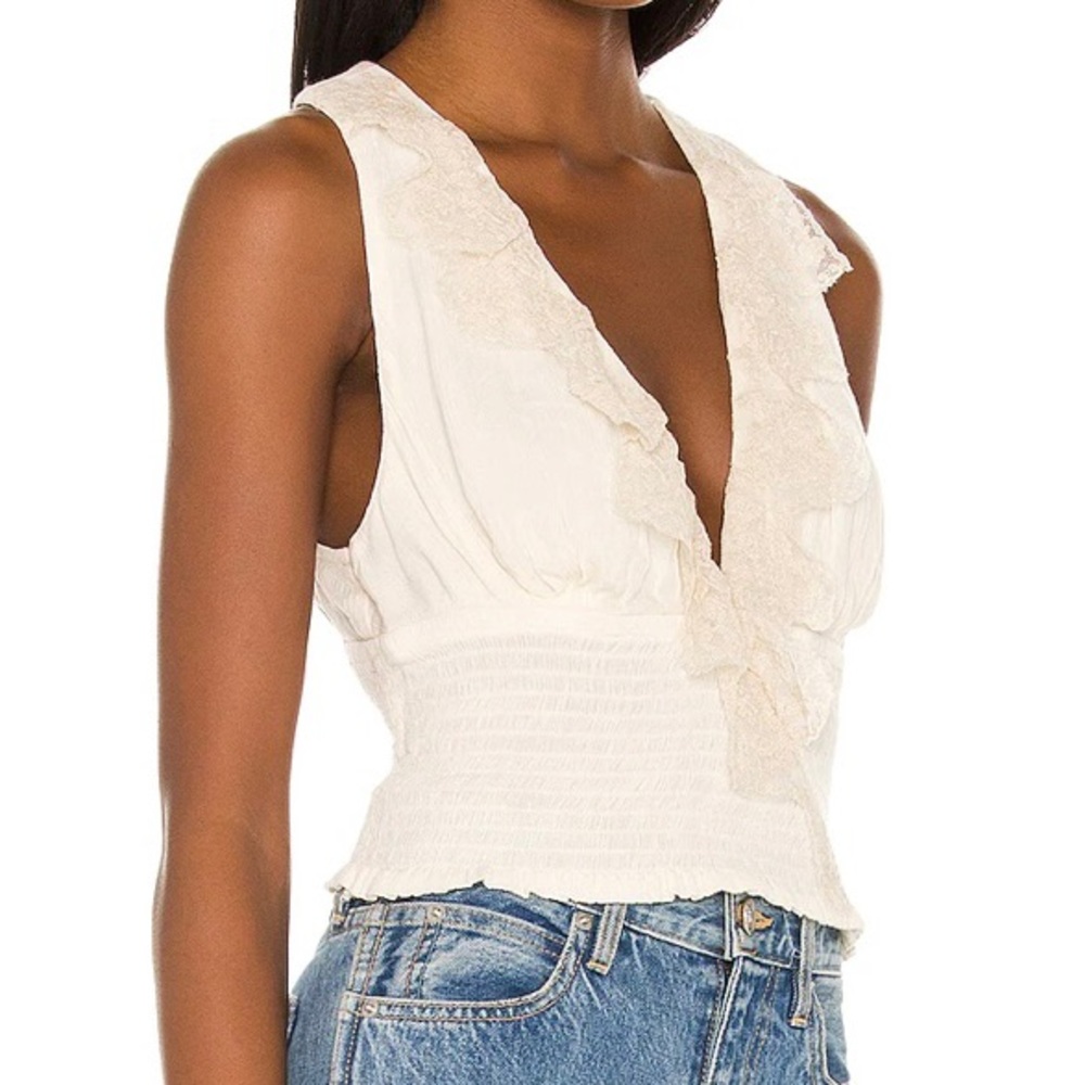 Free People Women's Lottie Lace Top